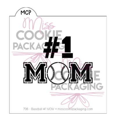 baseball mom stencil