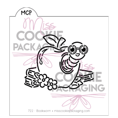 bookworm stencil