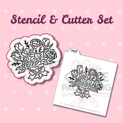 bouquet cutter & stencil