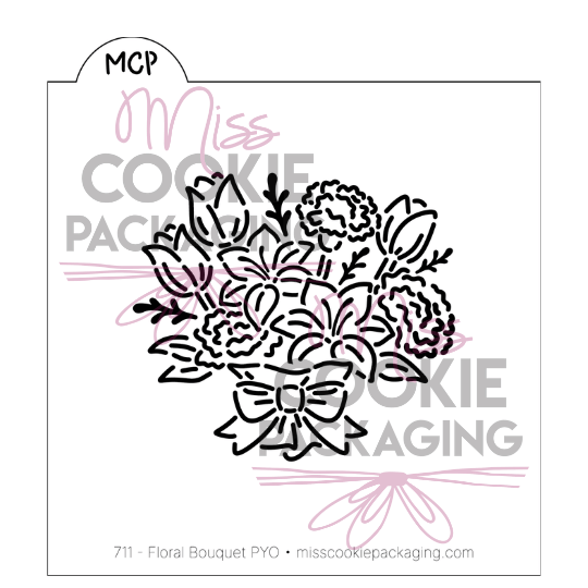 bouquet stencil bouquet stencil