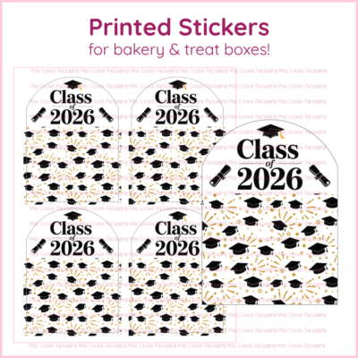 class of 2026 Arched sticker