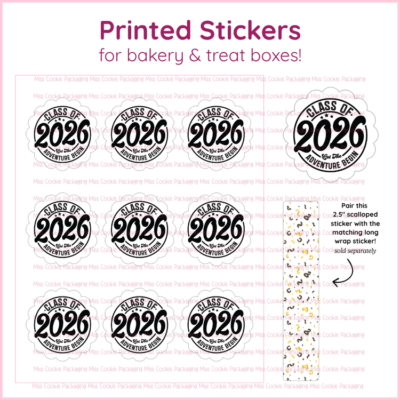 class of 2026 stamp grad scallop let the adventure begin