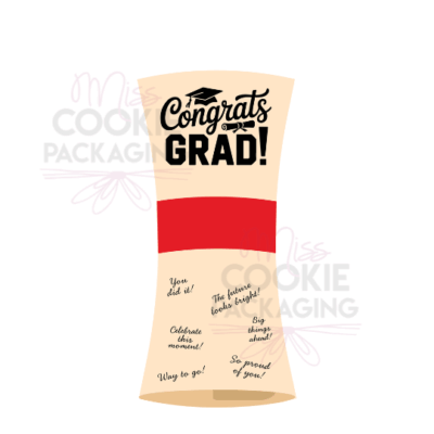 congrats grad cookie card