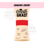 congrats grad cookie card