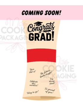congrats grad cookie card