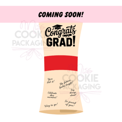 congrats grad cookie card