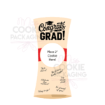 congrats grad cookie card circle