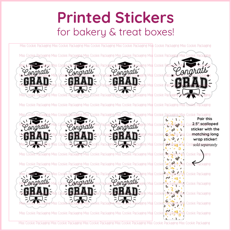 congrats grad scallop congrats grad scallop