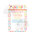 everyday PYO cake pop card