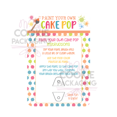 everyday PYO cake pop card