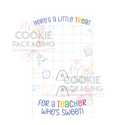 for a teacher so sweet cake pop card