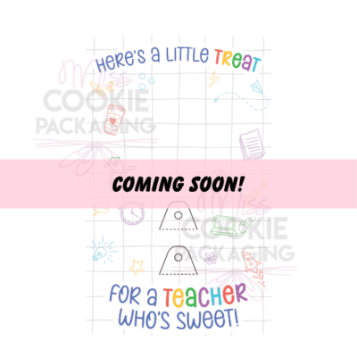 for a teacher so sweet cake pop card