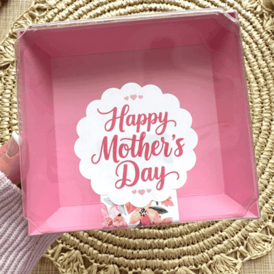 happy mothers day scalloped watercolor