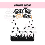 hats off to you grad cake pop card