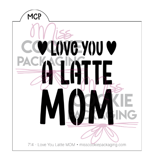 love you a latte stencil love you a latte stencil