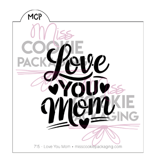 love you mom stencil love you mom stencil