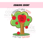 picked a better teacher cookie card mockup