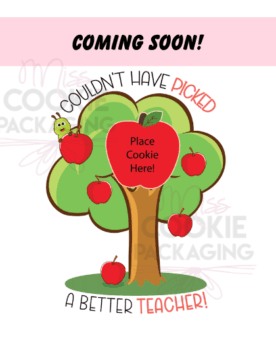 picked a better teacher cookie card mockup
