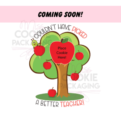 picked a better teacher cookie card mockup