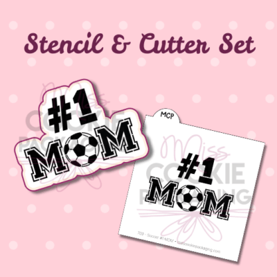 soccer mom cutter & stencil
