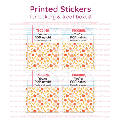 teacher you're pop notch sticker