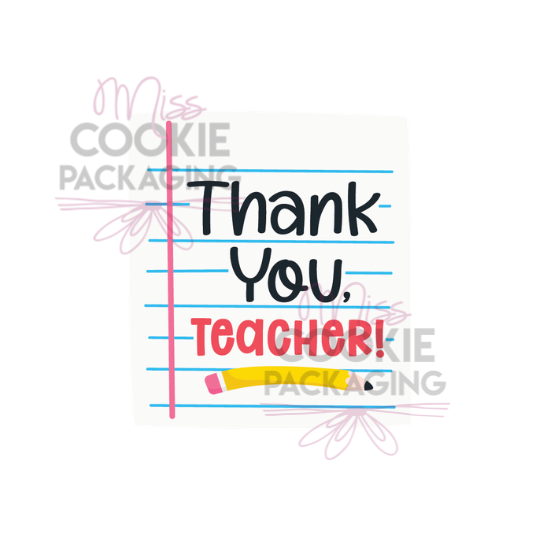 thank you teacher notebook