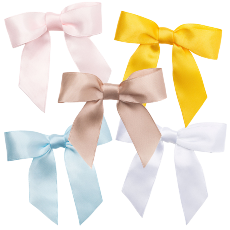 Satin Pre-tied Bows Web Banner Image