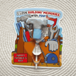 building memories with you tool box cake pop card with hammer popp