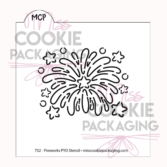 firework 4th of july PYO stencil firework 4th of july PYO stencil