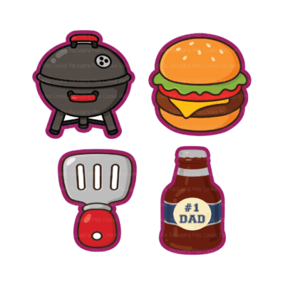 mini grill set cookie cutters