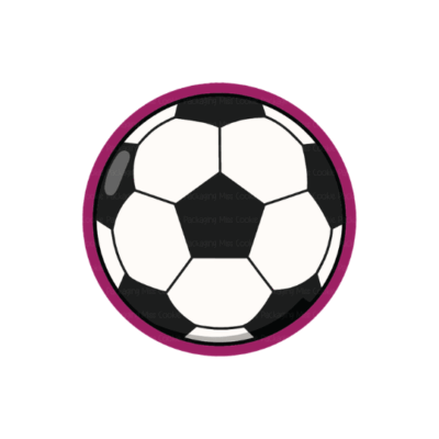 mini soccer ball cutter 2" round