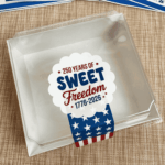 sweet freedom scalloped on white box