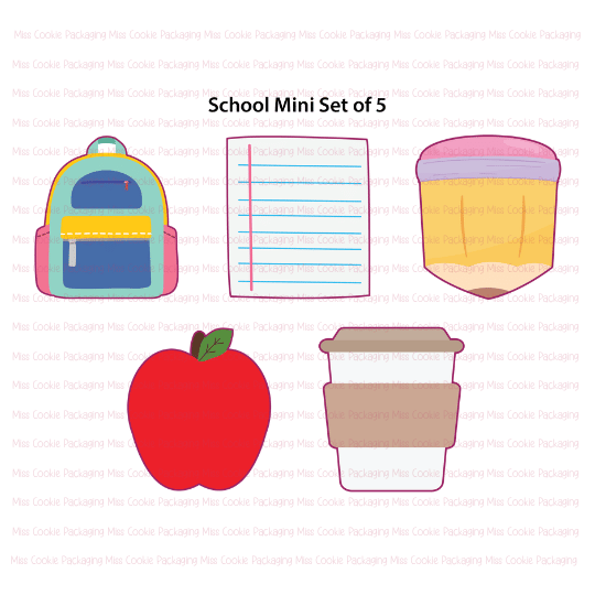 Back to school 5 pc cutter set Back to school 5 pc cutter set