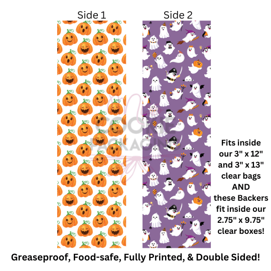 Greaseproof Backer Happy Face Halloween Greaseproof Backer Happy Face Halloween
