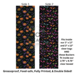 Greaseproof Backer Neon Halloween