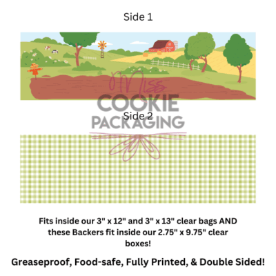 Greaseproof Backer Pumpkin Patch