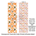 Greaseproof Backer Watercolor Leaves