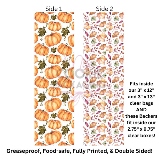 Greaseproof Backer Watercolor Leaves Greaseproof Backer Watercolor Leaves