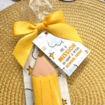 Greaseproof Backer - Pencil Rocket Ship - 9.5" x 2.625" (for 3" x 12" and 3" x 13" Clear Bag) - Image 6