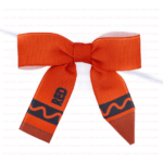 red crayon bow