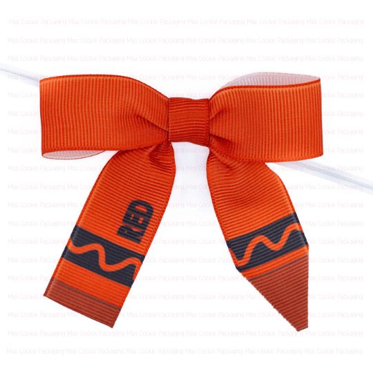 red crayon bow red crayon bow
