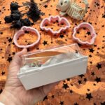 Pumpkin "Cookie Decorating Instructions" Die Cut Card – Set of 25 Printed 5" x 5" Cookie Cards - Image 4