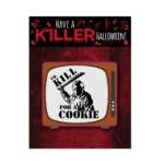 Killer Halloween fold over backer mockup