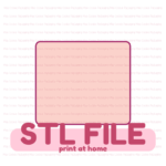 Rounded Rectangle Cookie Cutter STL