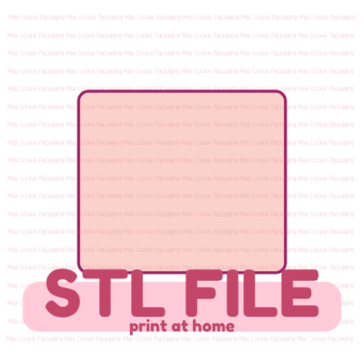 Rounded Rectangle Cookie Cutter STL