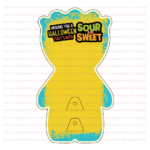 Sour Kid Die Cut Cake Pop Card
