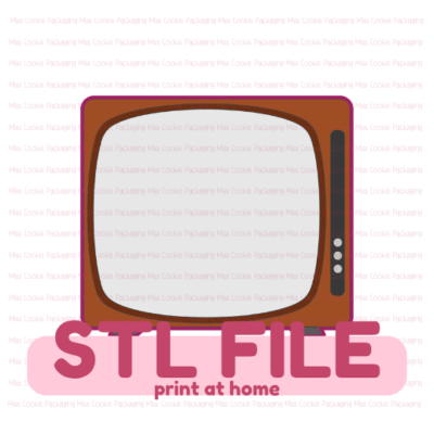 TV cookie cutter STL