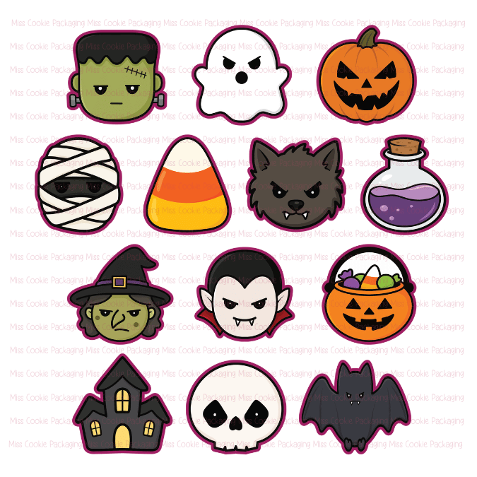 spooky halloween set spooky halloween set
