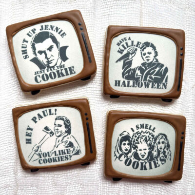 horror movie cookie stencils
