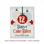 Cake bite calendar front